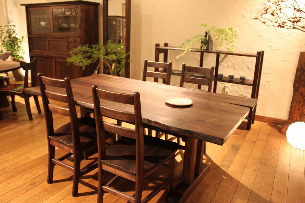 製品写真1 | 1800栗あずきテーブル | Table | Products | マルカ木工