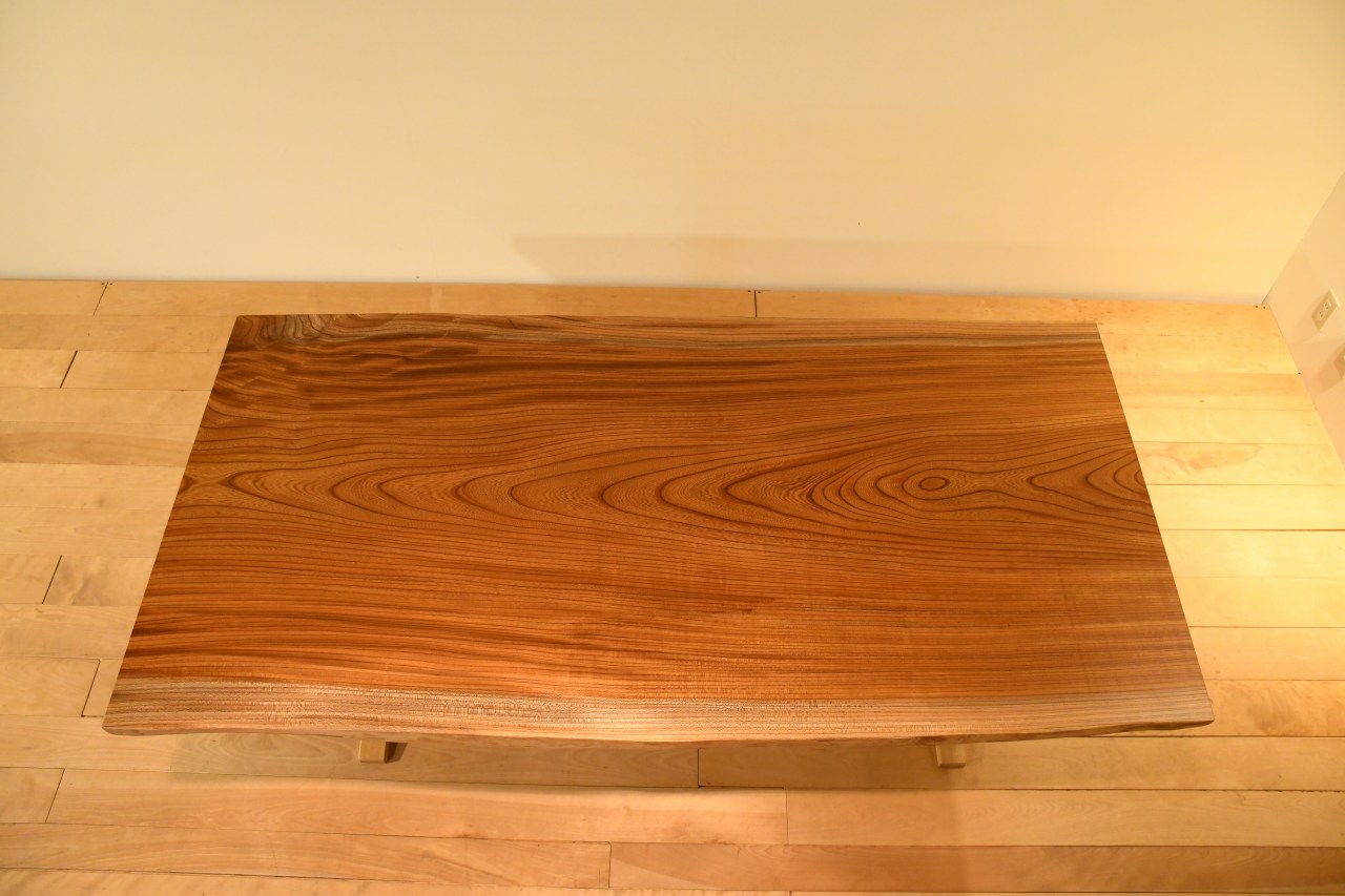 製品写真1 | ケヤキ　１９５０一枚板テーブル | マルカ木工
