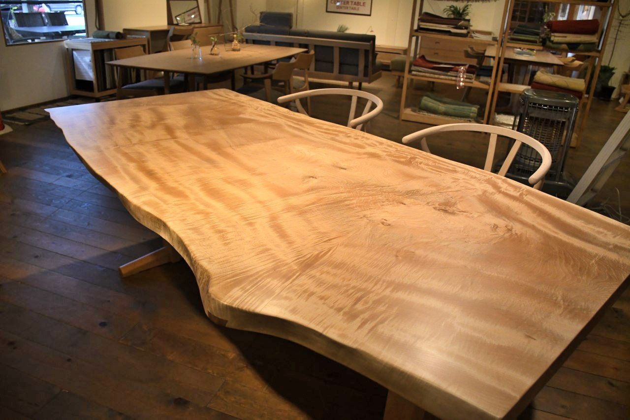 栃2100テーブル | Table | Products | マルカ木工